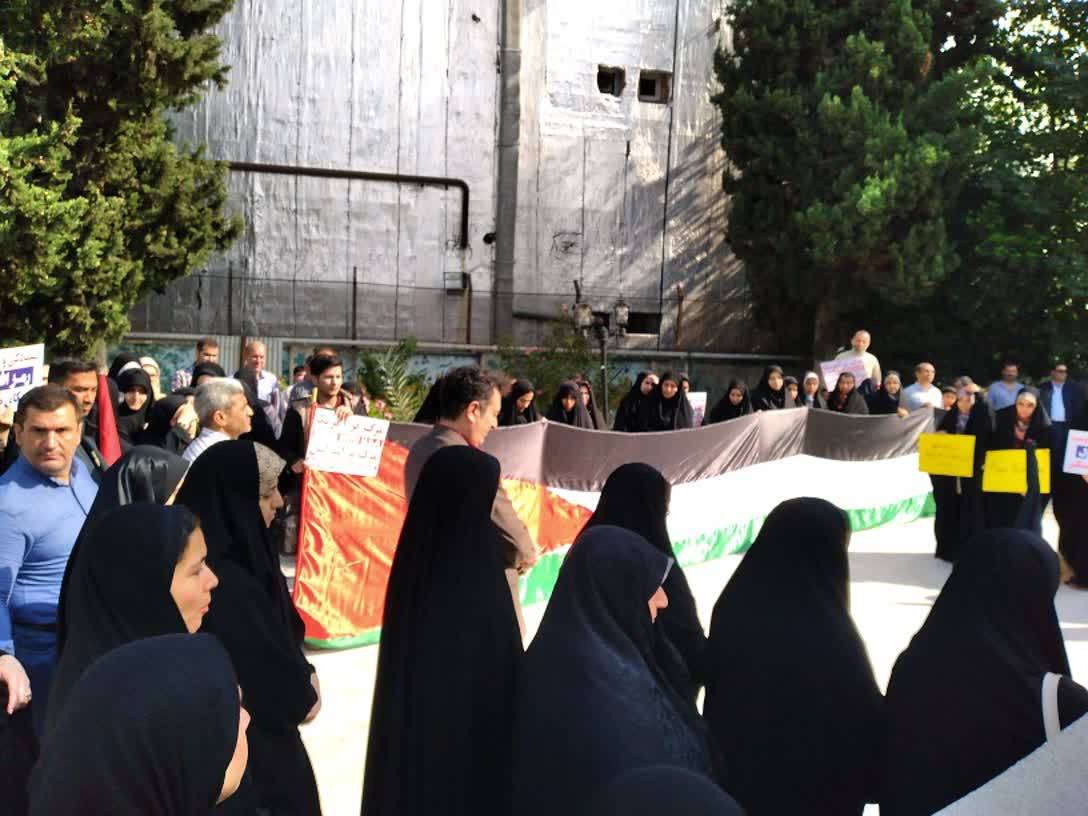 تجمع دانشجویان علوم پزشکی مازندران در حمایت از مردم شجاع فلسطین2