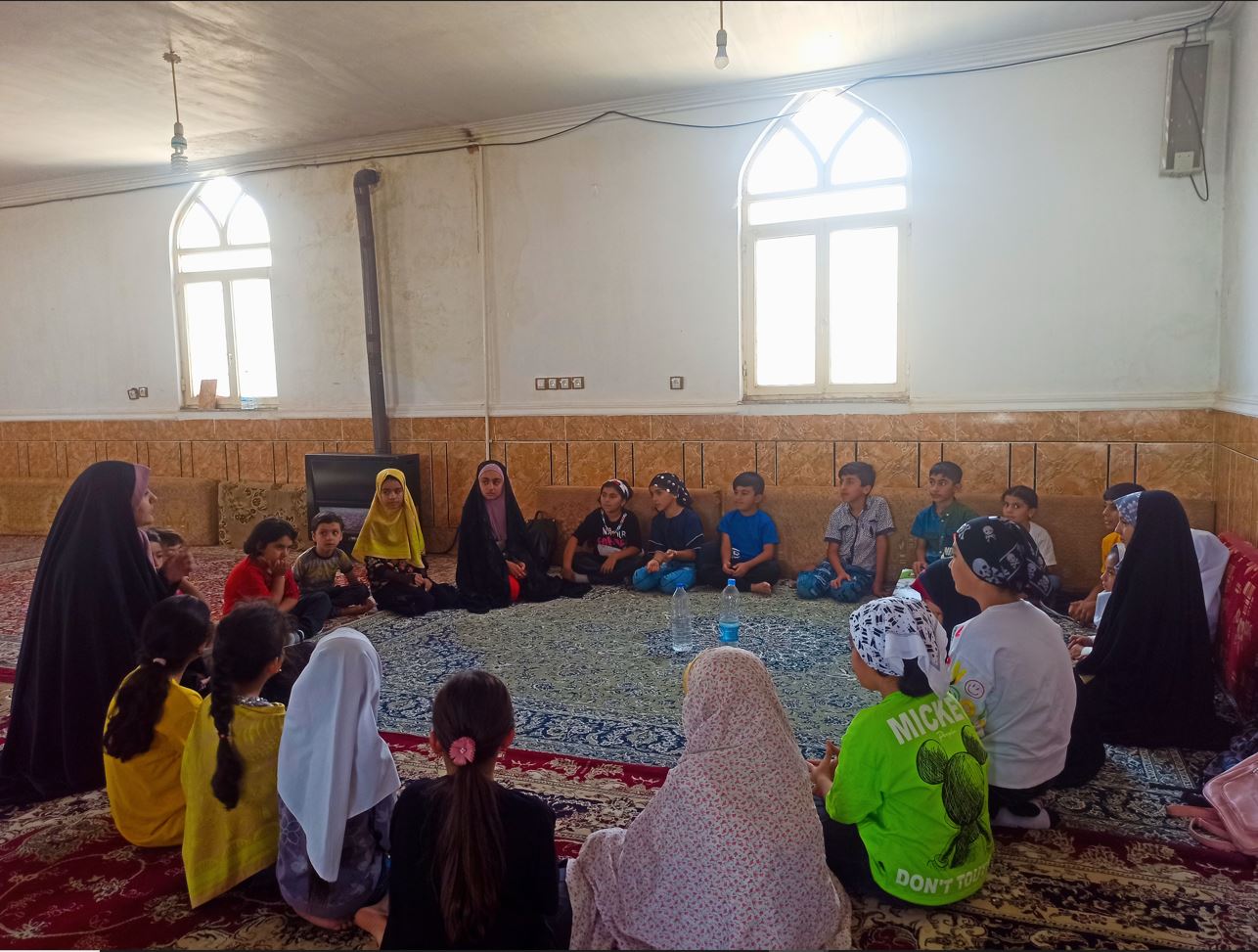 دانشجویان جهادگر در سفر به ایلام، روستای سراب باغ 