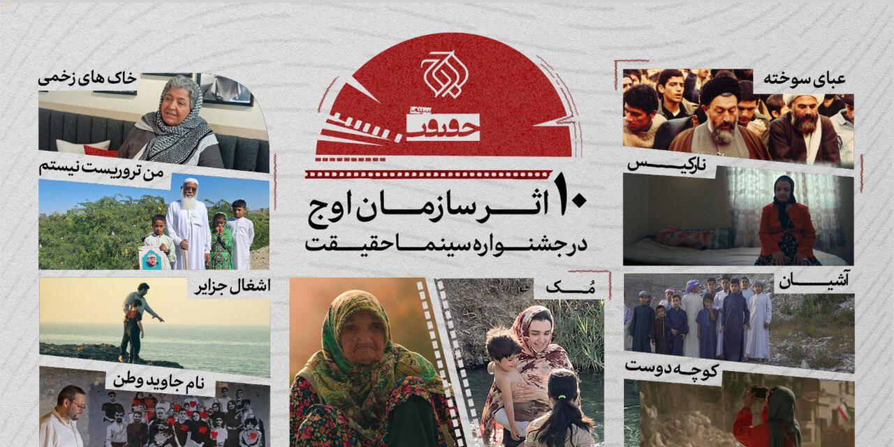 حضور سازمان اوج با ۱۰ اثر در «سینماحقیقت» 