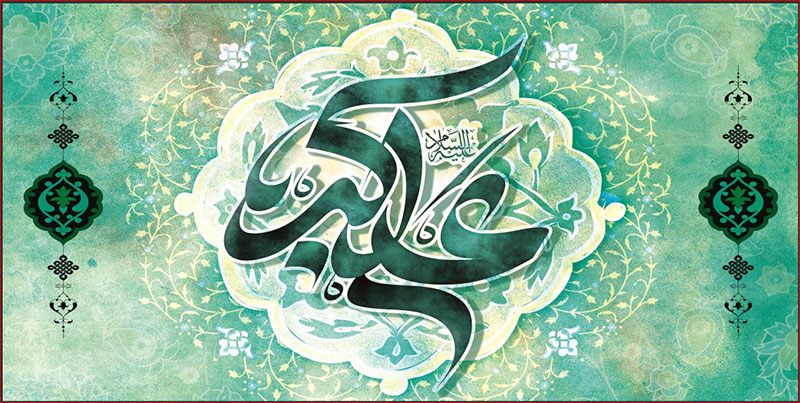 کتیبه و بیرق ویژه ولادت حضرت علی اکبر (ع) طرح شماره 19014