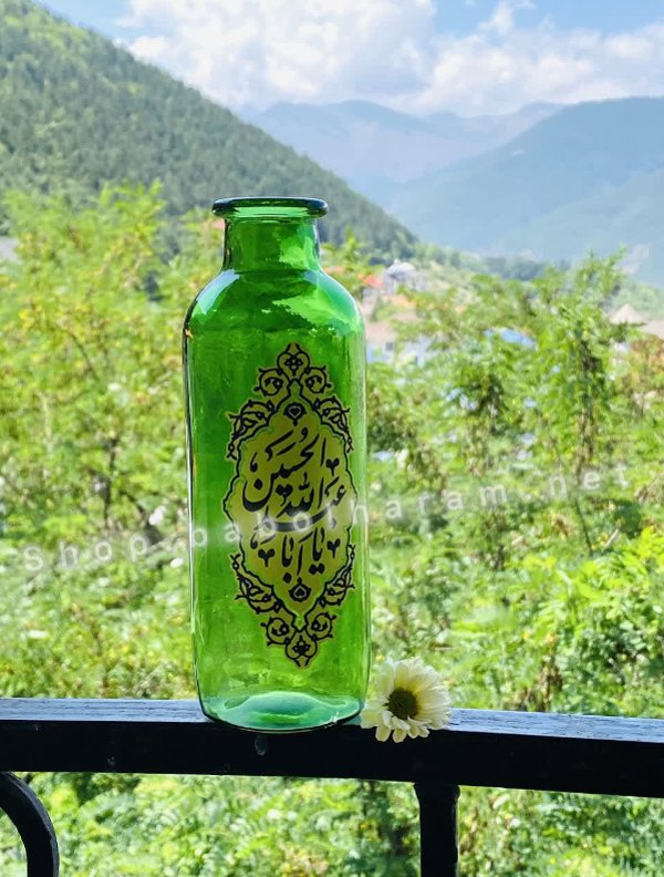 گلدان سبز رنگ ثابت