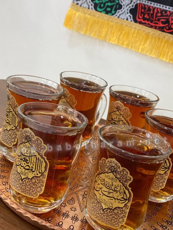 نیم لیوان دسته دار گل ضریح