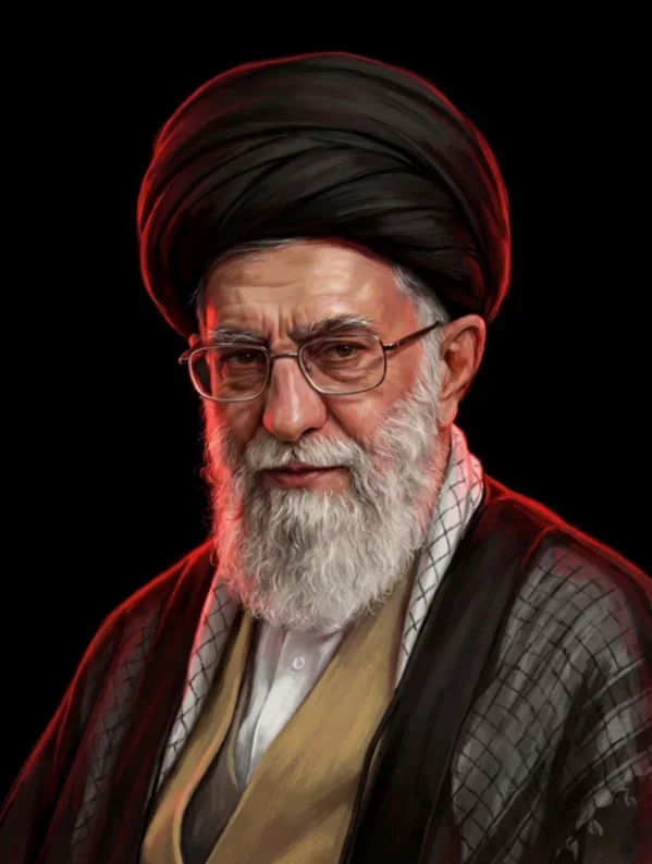 کتیبه عمودی ویژه شهادت رهبر انقلاب طرح شماره 20222