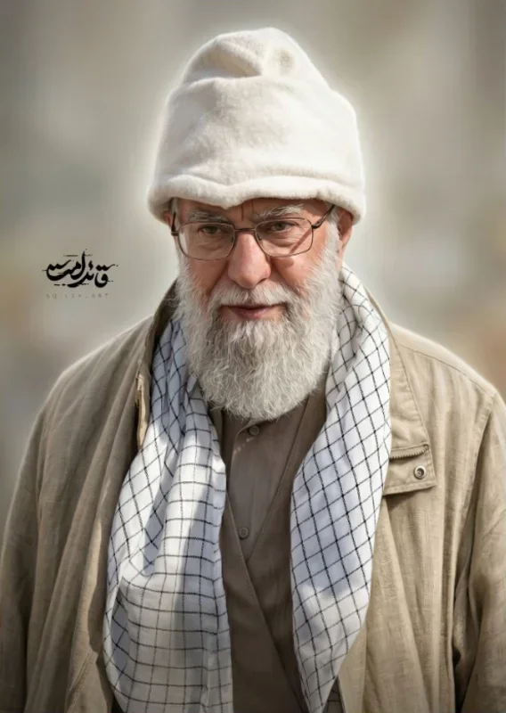 کتیبه عمودی ویژه شهادت رهبر انقلاب طرح شماره 20227
