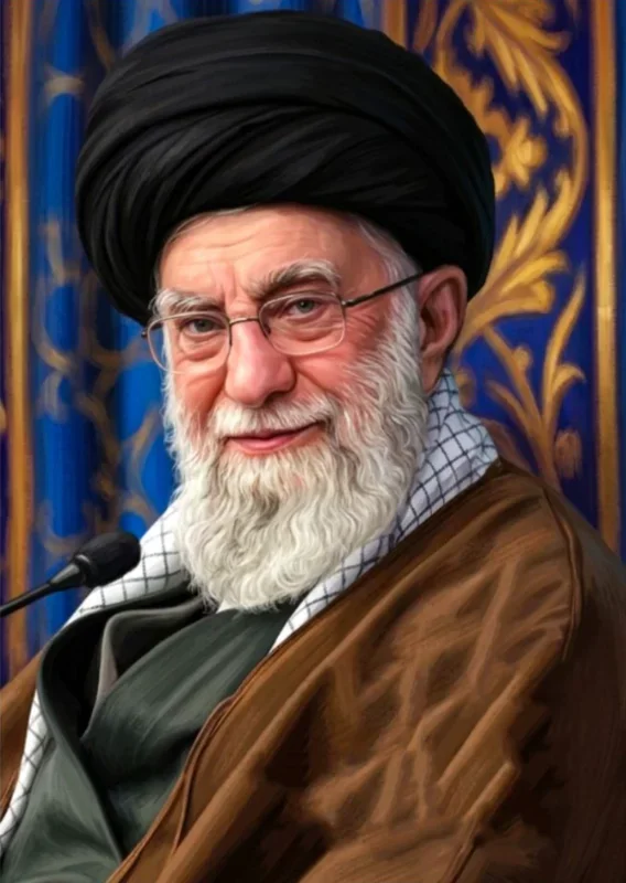 کتیبه عمودی ویژه شهادت رهبر انقلاب طرح شماره 20276