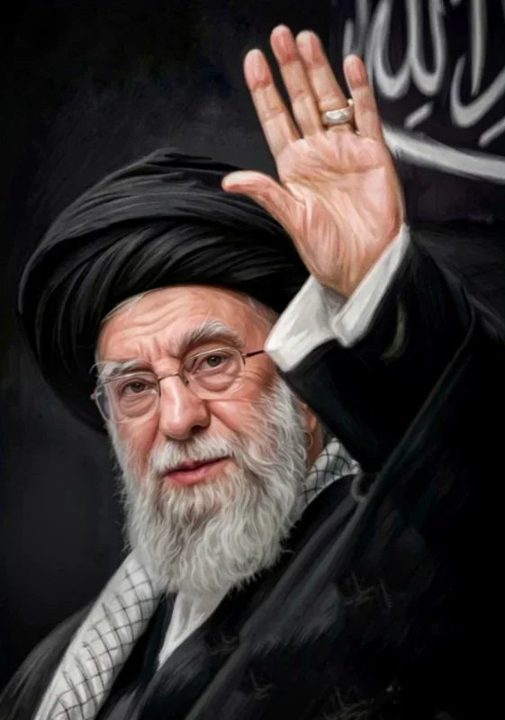 کتیبه عمودی ویژه شهادت رهبر انقلاب طرح شماره 20288