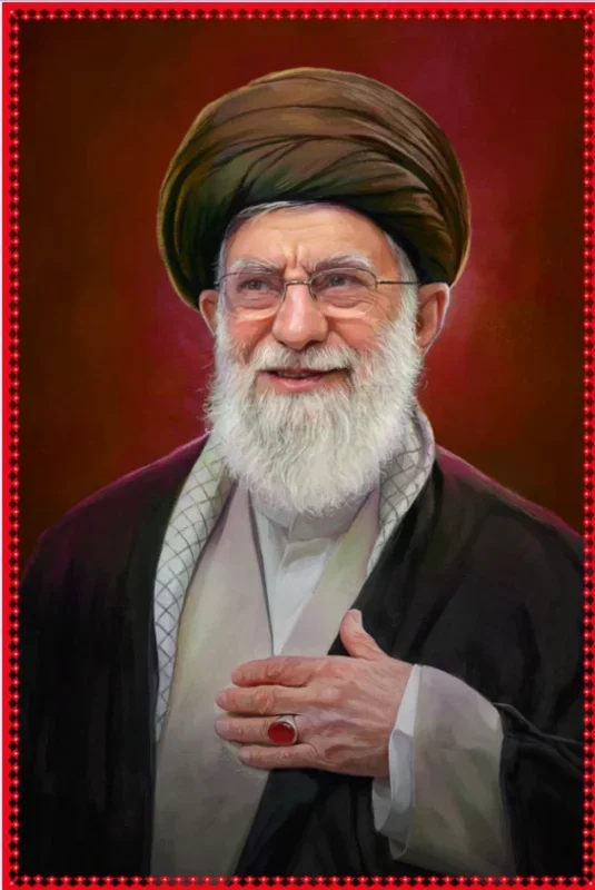 کتیبه عمودی ویژه شهادت رهبر انقلاب طرح شماره 20323
