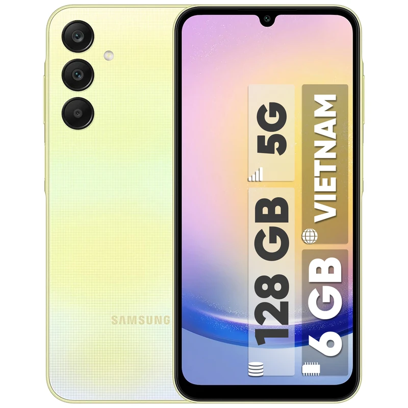 گوشی سامسونگ Galaxy A25 رجیستر‌شده دو سیم‌کارت 128 گیگابایت با رم 6 گیگابایت - ویتنام