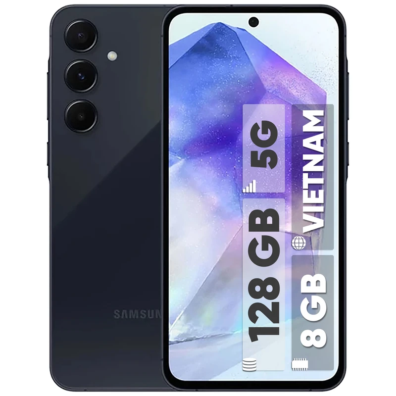 گوشی سامسونگ Galaxy A55 رجیستر‌شده دو سیم‌کارت 128 گیگابایت با رم 8 گیگابایت - ویتنام