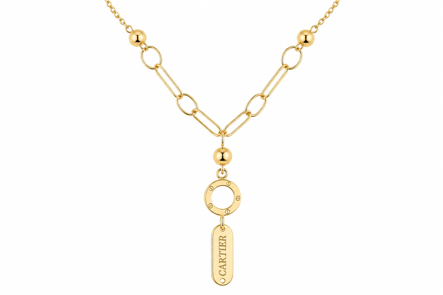 تصویر گردنبند طرح Cartier
