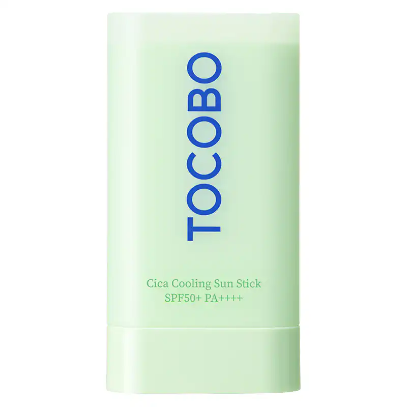 استیک ضد آفتاب TOCOBO با SPF50+ و خاصیت خنک‌کنندگی مناسب محافظت پوست حساس و درمانی با عصاره سیکا.