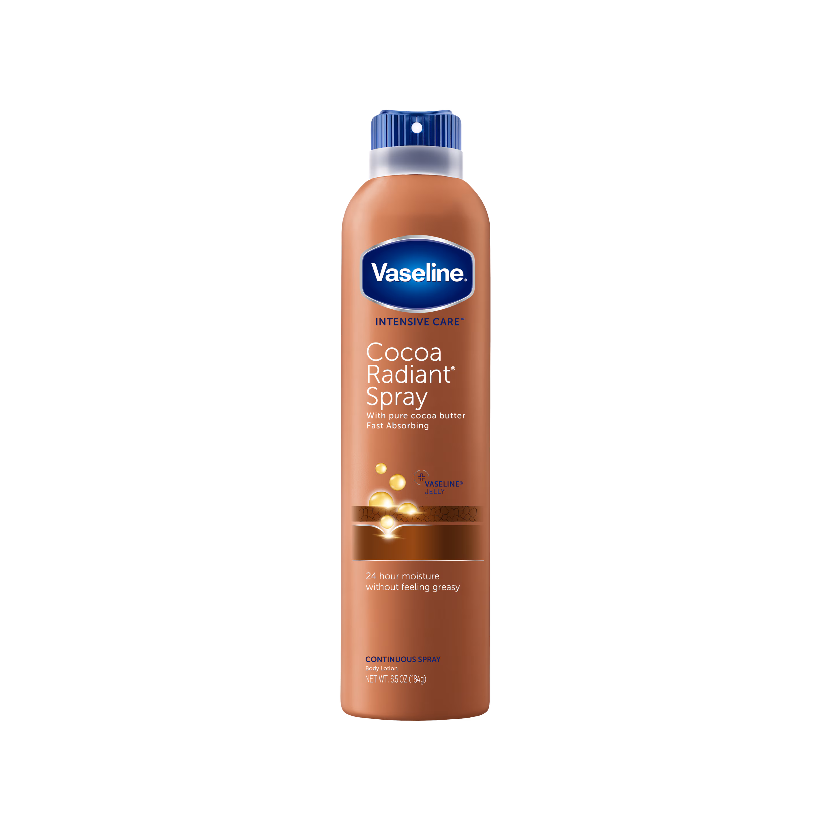 تصویر محصول Vaseline Body Lotion Hydrating Spray Cocoa Radiant Suitable For All Skin Types 190 Ml – نمای 1