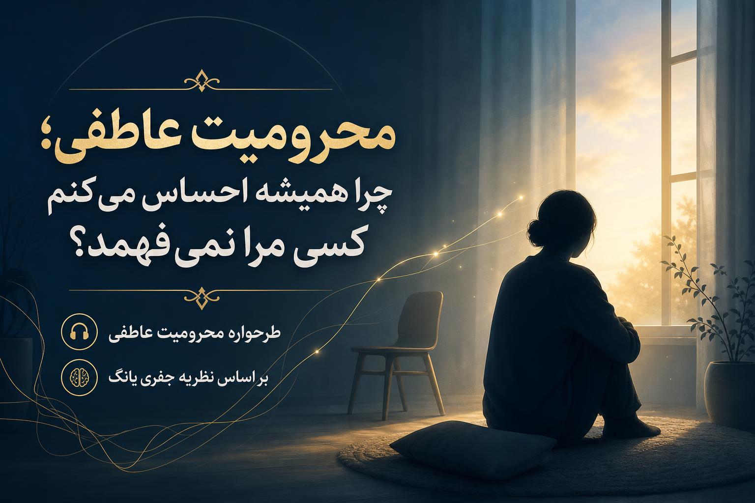 کاور محرومیت عاطفی؛ چرا همیشه احساس میکنم کسی مرا نمیفهمد؟