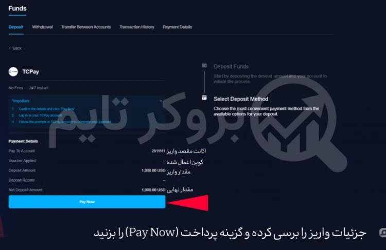 مونتا مارکتس | Moneta Markets 28 آموزش واریز به بروکر مونتا مارکتس از طریق تاپ چنج