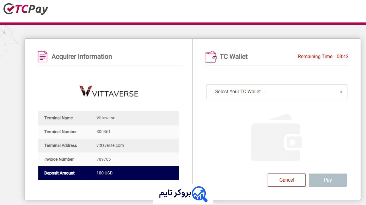 ویتاورس | Vittaverse 22 آموزش شارژ حساب بروکر ویتاورس با روش تاپ چنج