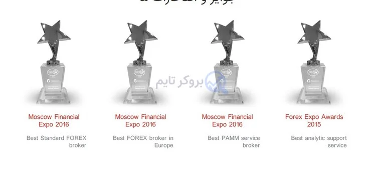 فیبوگروپ | FiboGroup 23 جوایز و دستاورد های بروکر فیبوگروپ