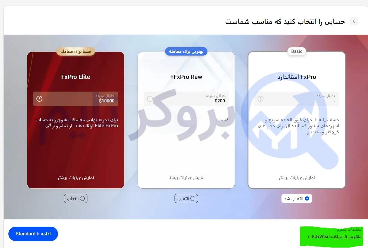 اف ایکس پرو | FxPro 34 آموزش تصویری ایجاد حساب ریل در بروکر اف ایکس پرو