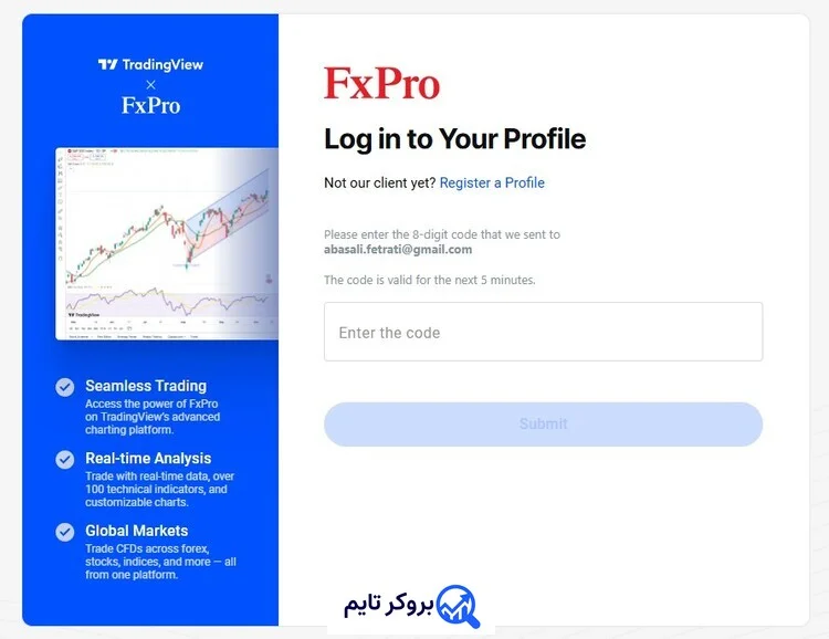 اف ایکس پرو | FxPro 12 آموزش اتصال حساب های معاملاتی بروکر اف ایکس پرو به تریدینگ ویو