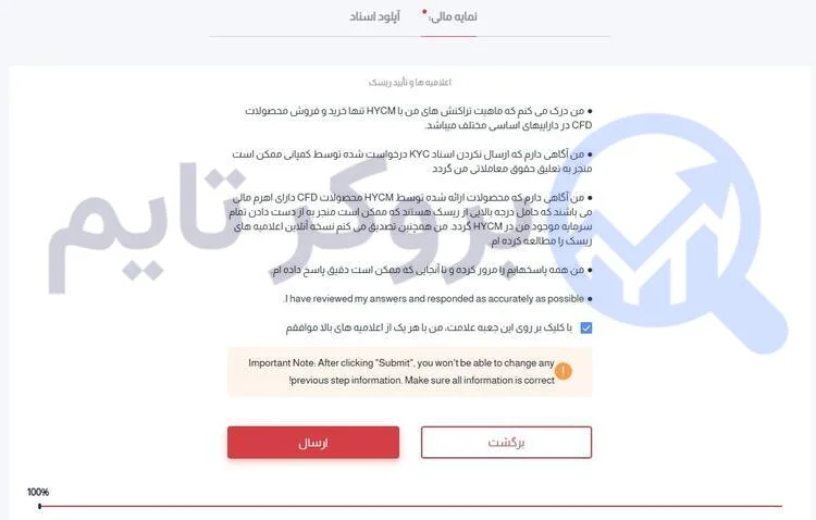 بروکر اچ وای سی ام | HYCM 24 آموزش نحوه احراز هویت در بروکر اچ وای سی ام | بروکر تایم