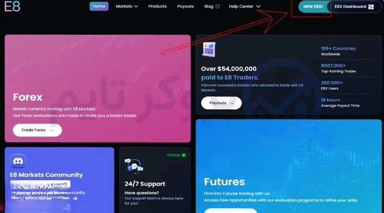 ایت فاندینگ | E8 Funding 4 ثبت نام در پراپ فرم ایت فاندینگ
