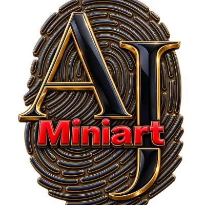 لوگوی دستیار هوش مصنوعی Aj Miniart