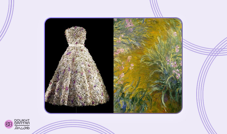 Claude Monet and Christian Dior
