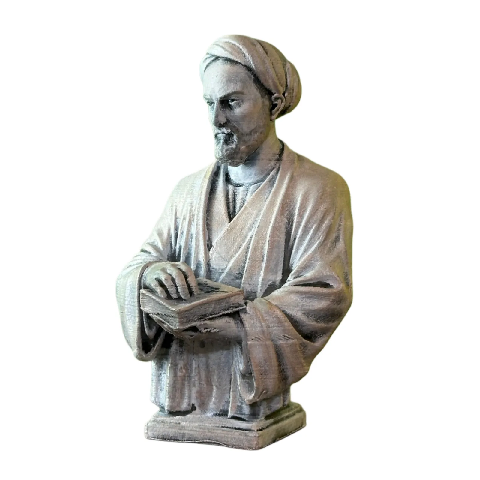 فیگور سعدی, Saadi bust, نیم تنه سعدی, گلستان سعدی, بوستان سعدی, Saadi Shirazi figure, فیگور شاعر ایرانی, دکور فرهنگی ایرانی, مجسمه کلاسیک ایرانی, هدیه ادبی, bust کلکسیونی ایرانی