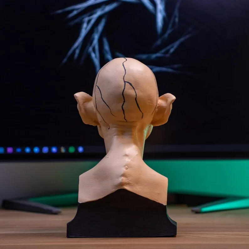 باسـت (Bust) فیگور گالوم (Gollum) – مجموعه ارباب حلقه‌ها | The Lord of the Rings - تصویر 1