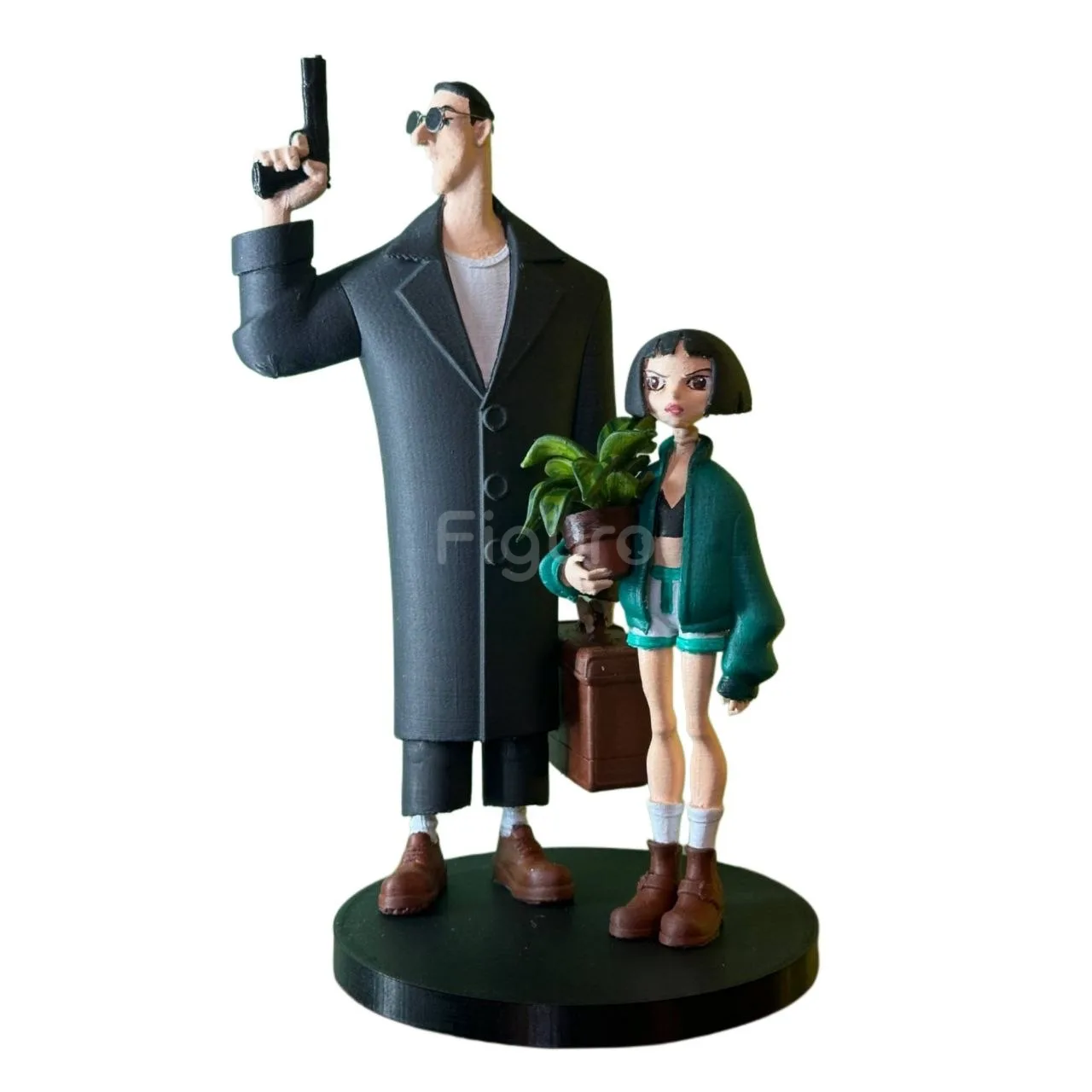 فیگور Leon, Mathilda, Léon: The Professional, فیگور فیلم Léon, فیگور Mathilda, مجسمه Leon و Mathilda, دکوری فیلم