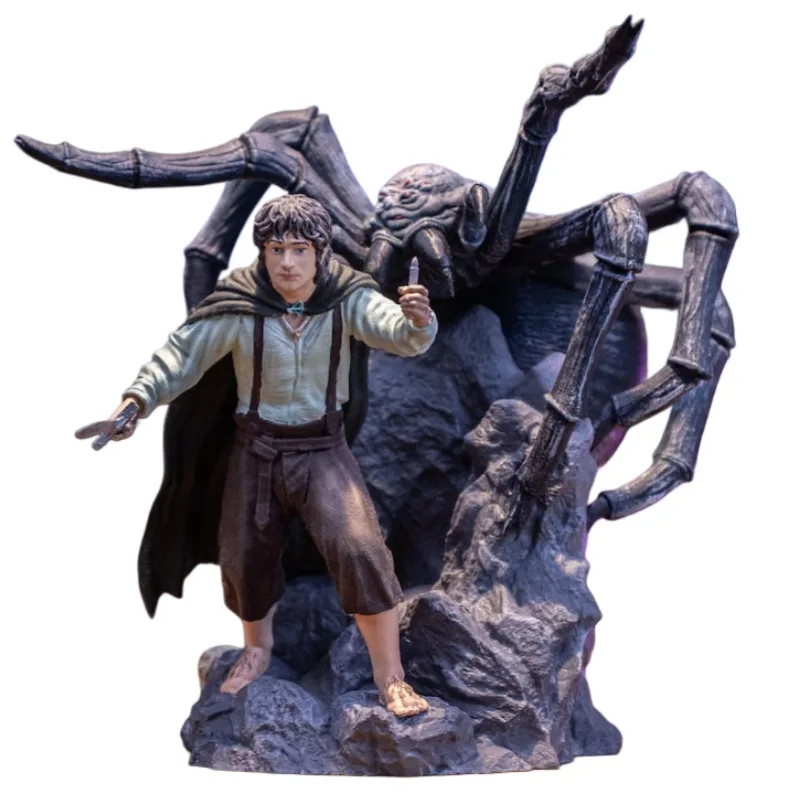Frodo figure, Shelob figure, Frodo & Shelob statue, Lord of the Rings figure, LOTR collectible, فیگور فرودو, فیگور شلوب, فیگور ارباب حلقهها, فیگور هابیت, Lord of the Rings statue, fantasy movie figure, collectible statue, فیگور کلکسیونی سینمایی, LOTR statue