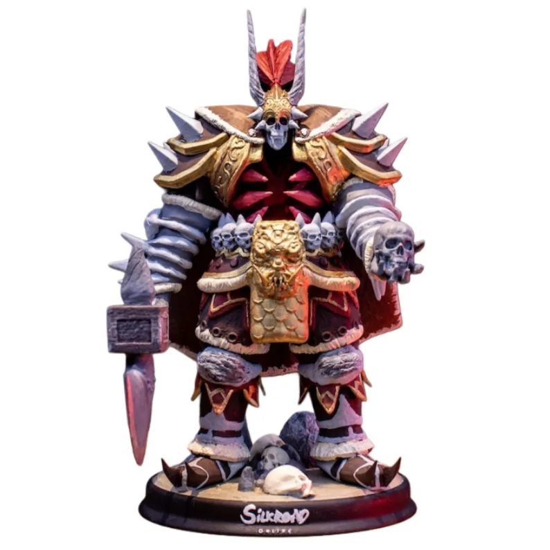 Lord Yarkan figure, Silkroad figure, Silkroad statue, فیگور لرد یارکان, فیگور سیلکرود, فیگور دارک فانتزی, فیگور گاتیک, فیگور اسکلت جنگجو, skull warrior figure, collectible figure, fantasy statue, horror figure, فیگور دکوری خاص, فیگور کلکسیونی, فیگور جنگجو با چکش