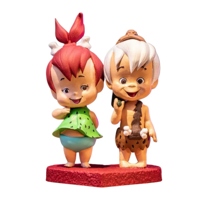 فیگور پبلز و بم بم، Pebbles Bamm-Bamm Figure، The Flintstones، کارتون کلاسیک، فیگور 15 سانتی، کلکسیون نوستالژی، مجسمه فانتزی، دکور اتاق کودک