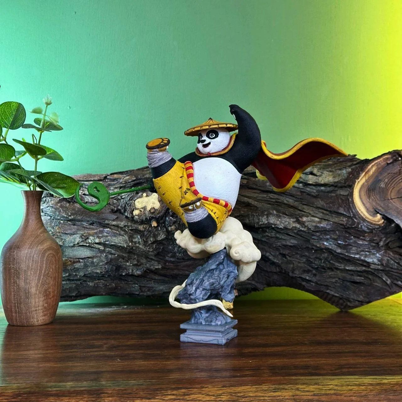 فیگور پاندای کونگ فو کار (Po) از انیمیشن Kung Fu Panda ارتفاع ۲۰ سانتی‌متر - تصویر 1
