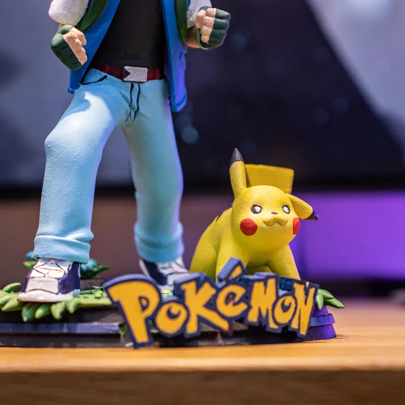 فیگور اش و پیکاچو از انیمه Pokémon - تصویر 1