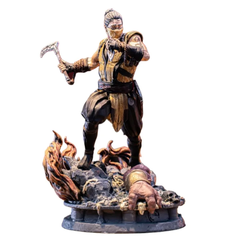 Scorpion figure, Mortal Kombat figure, Scorpion statue, فیگور اسکورپیون, فیگور مورتال کامبت, فیگور نینجا, اکشن فیگور گیمینگ, Mortal Kombat collectible, فیگور کلکسیونی بازی, gaming figure, ninja warrior statue, فیگور دکوری گیمینگ, Mortal Kombat statue