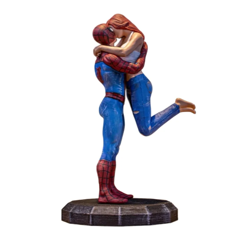فیگور Spider-Man, Mary Jane, Spider-Man, فیگور ابرقهرمانی, فیگور Spider-Man و Mary Jane, مجسمه Spider-Man