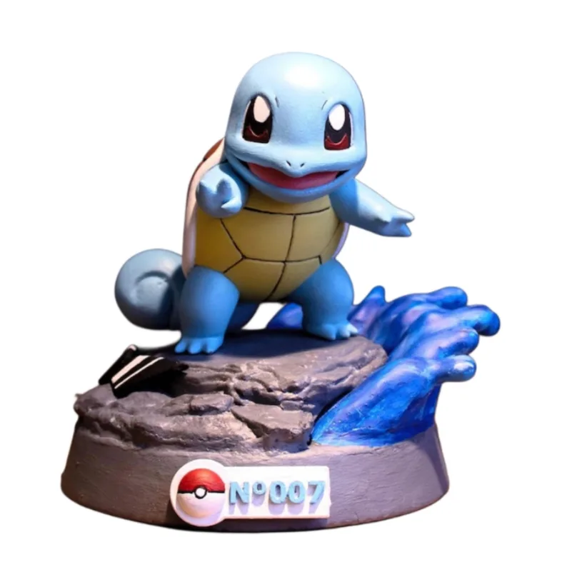 فیگور Squirtle، Pokémon، فیگور پوکمون، فیگور شخصیت Squirtle، دکوری پوکمون، مجسمه Pokémon