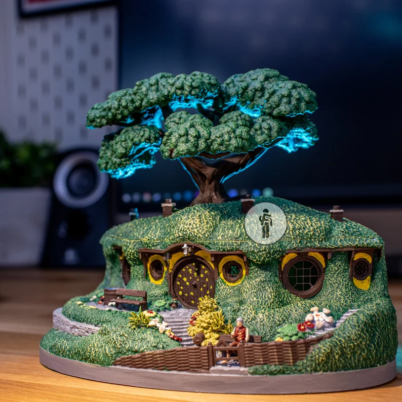 دیورامای شایر (The Shire) – خانه هابیتی بگاند (Bag End) | ارباب حلقهها و هابیت - تصویر 1
