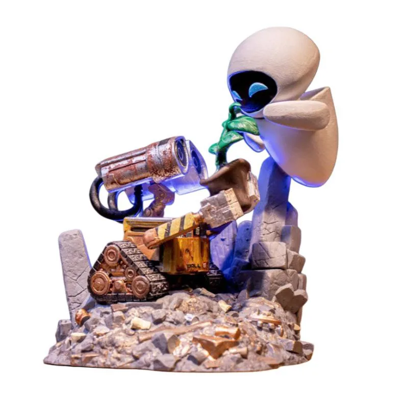 WALL-E figure, EVE figure, WALL-E and EVE collectible, WALL-E movie figure, WALL-E statue, EVE collectible, Pixar collectible, WALL-E movie collectible, فیگور WALL-E, فیگور EVE, WALL-E و EVE، فیگور انیمیشنی