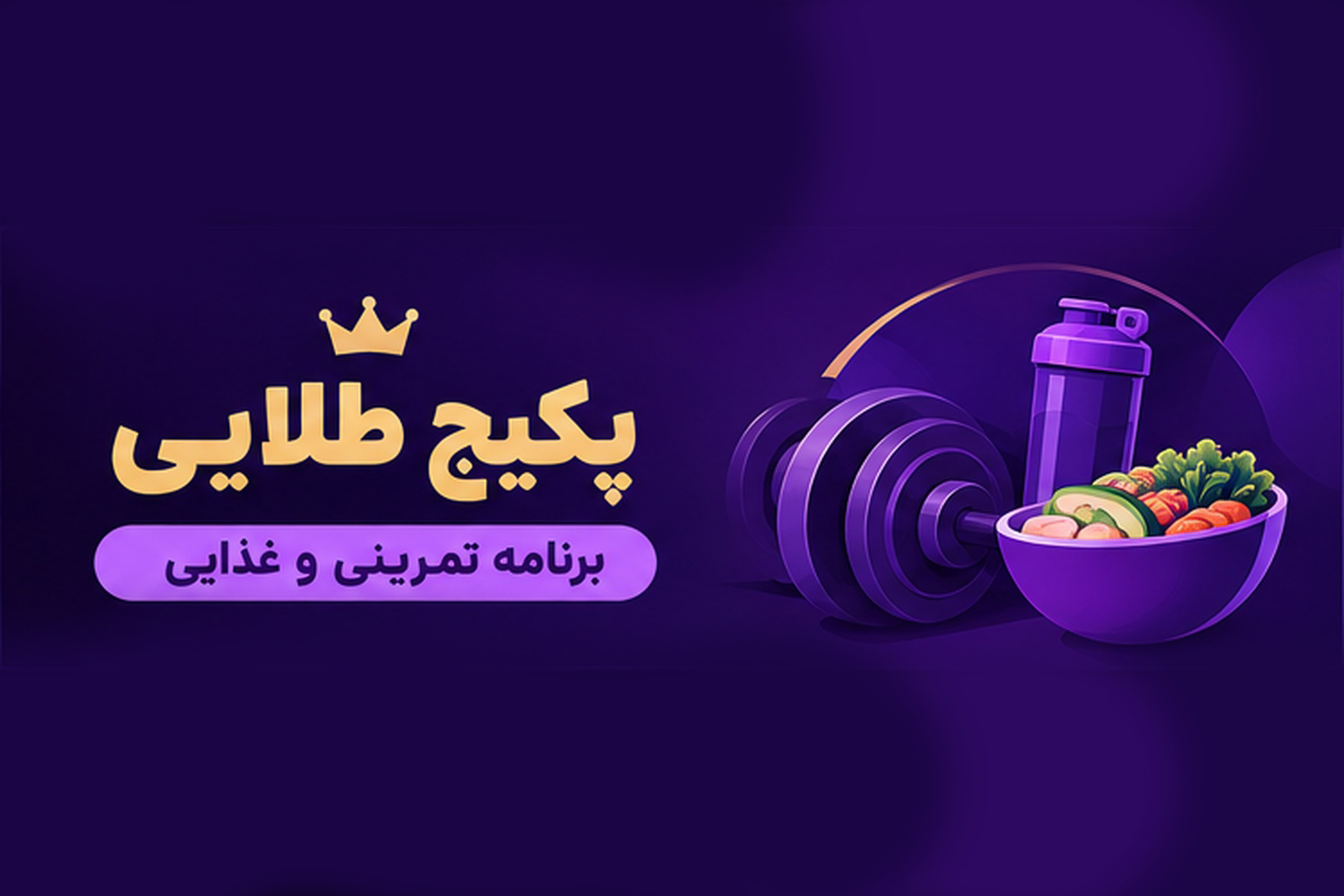 تصویر پکیج برنامه اختصاصی تمرین و تغذیه