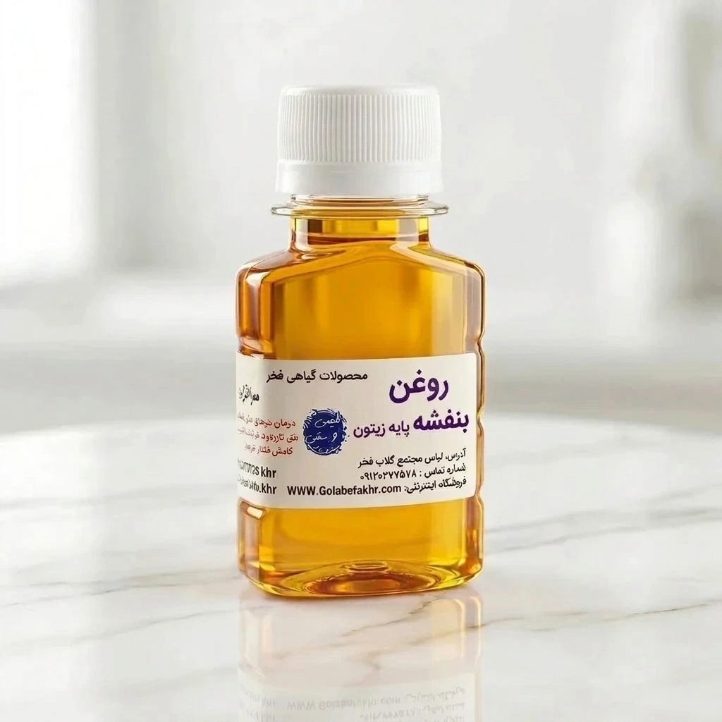 روغن بنفشه پایه زیتون
