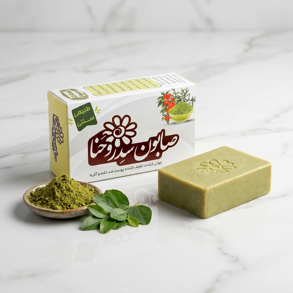 صابون سدر و حنا