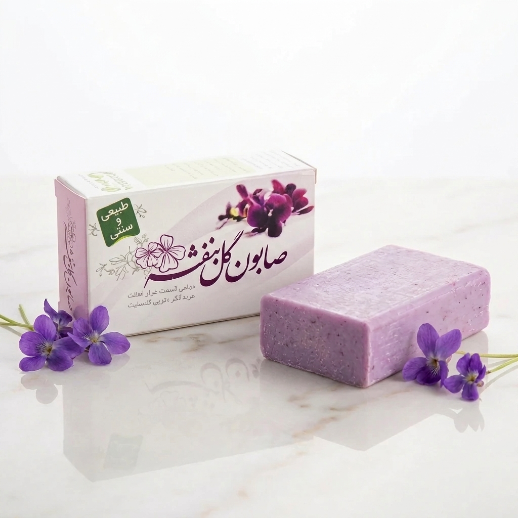 صابون گل‌بنفشه