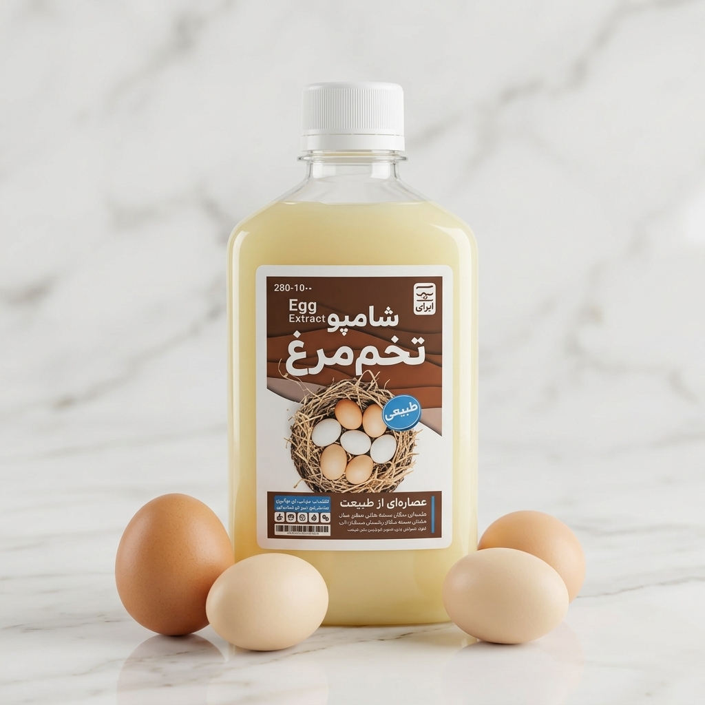 شامپو تخم‌مرغ
