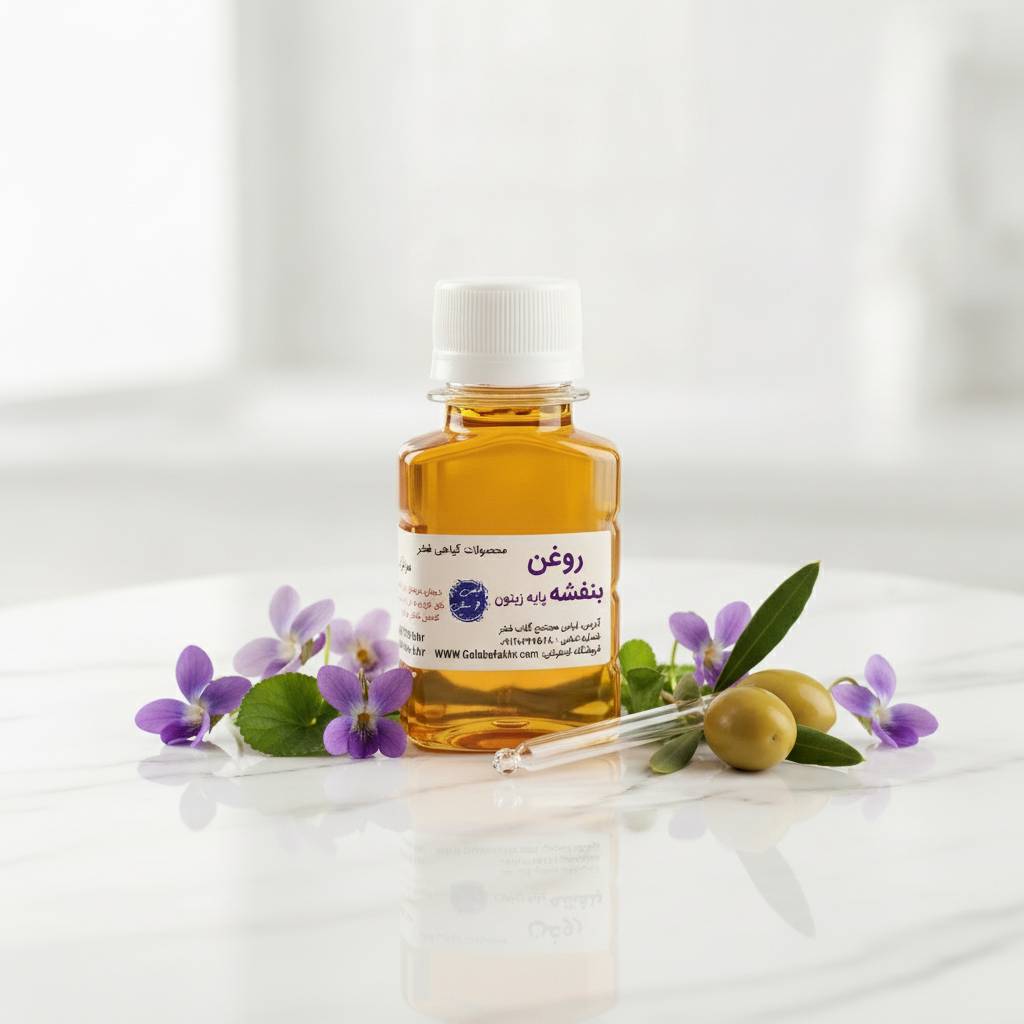 روغن بنفشه پایه زیتون