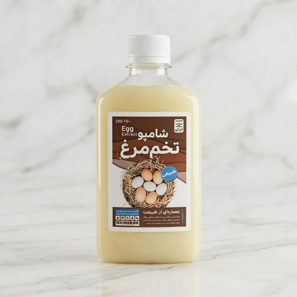 شامپو تخم‌مرغ