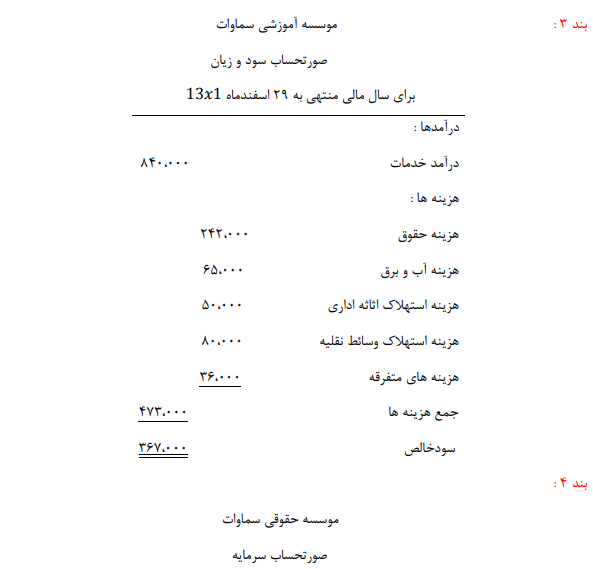 حل المسائل اصول حسابداری 1 جمشید اسکندری