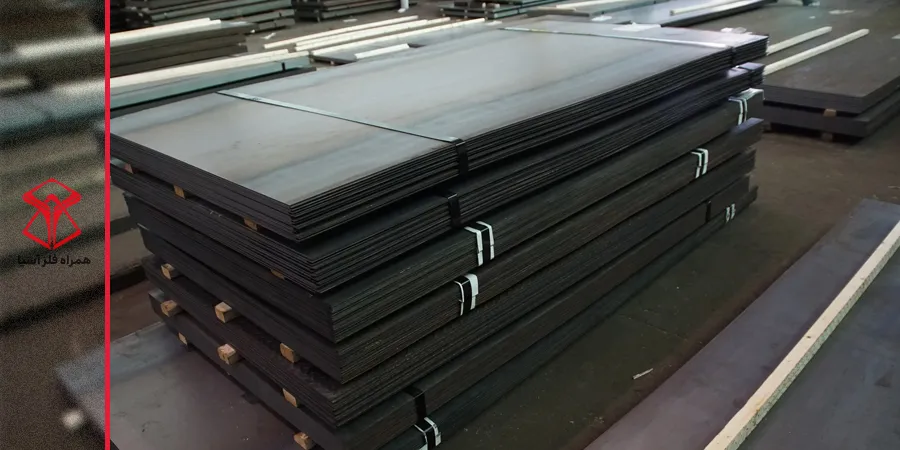 ورق سیاه تولید شده و شیت شده