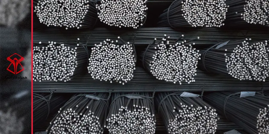 انبار بندیل های میلگرد