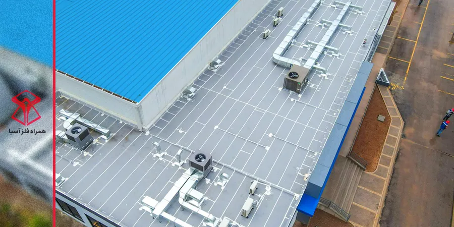 استفاده از فولاد گالوانیزه در سقف